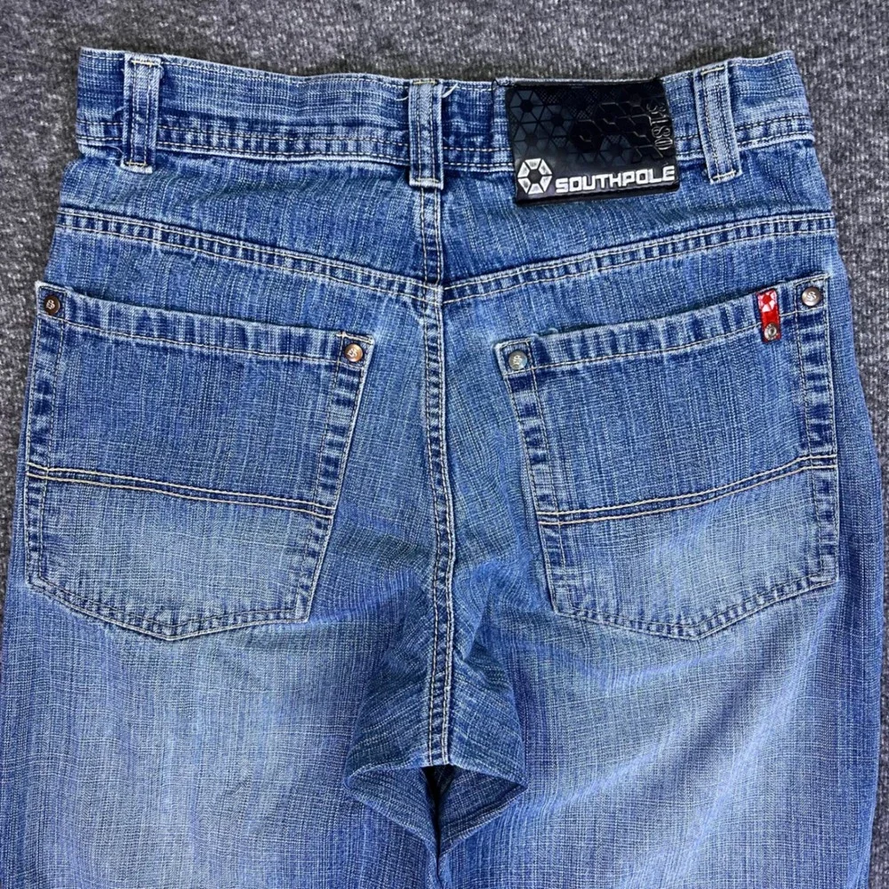 VTG Southpole Jeans Men 29x29 Red Tab 3180 Y2K Streetwear Baggy Relaxed Straight